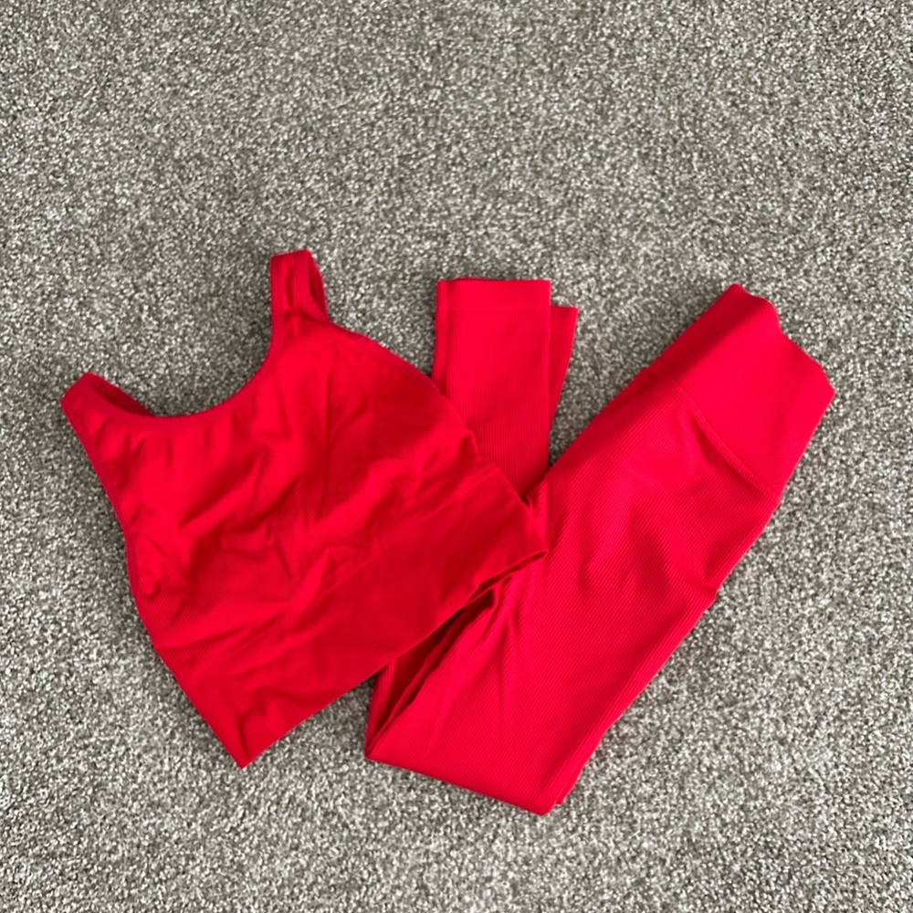 COPY - Red Activewear Set
